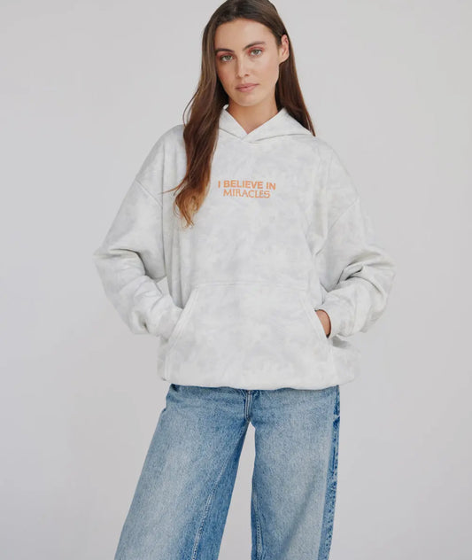 I believe in miracles camo hoodie