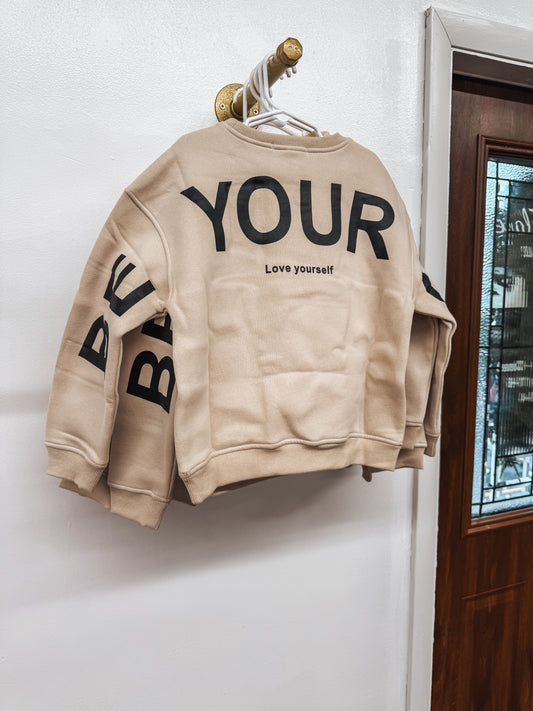 be yourself pullover (kids)