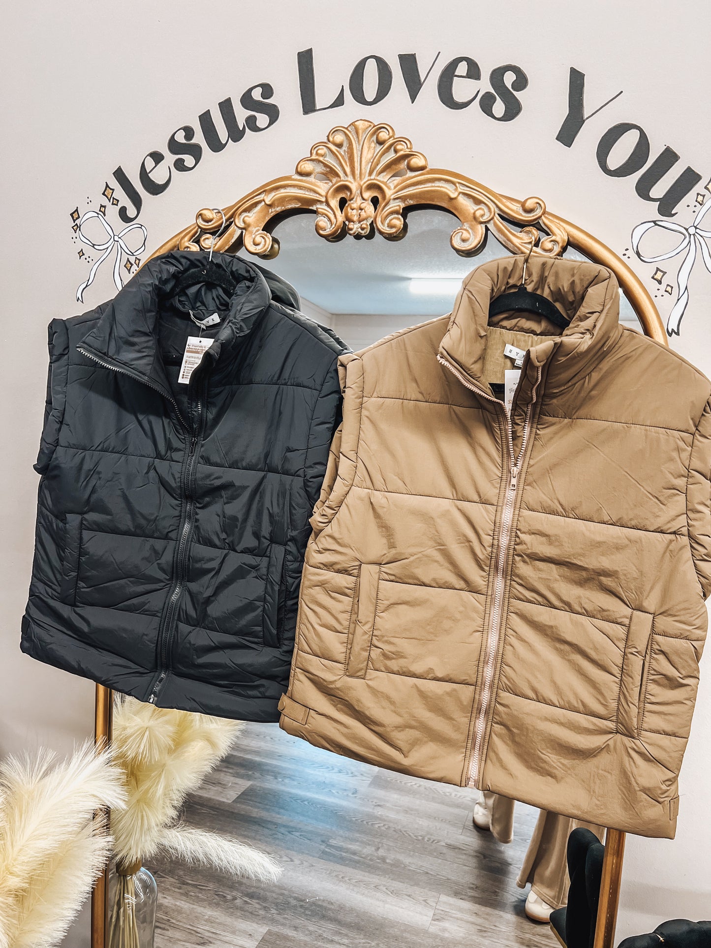 puffer vest- 2 colors