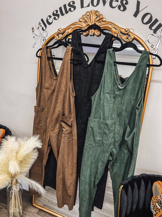 corduroy jumpsuits- 3 colors