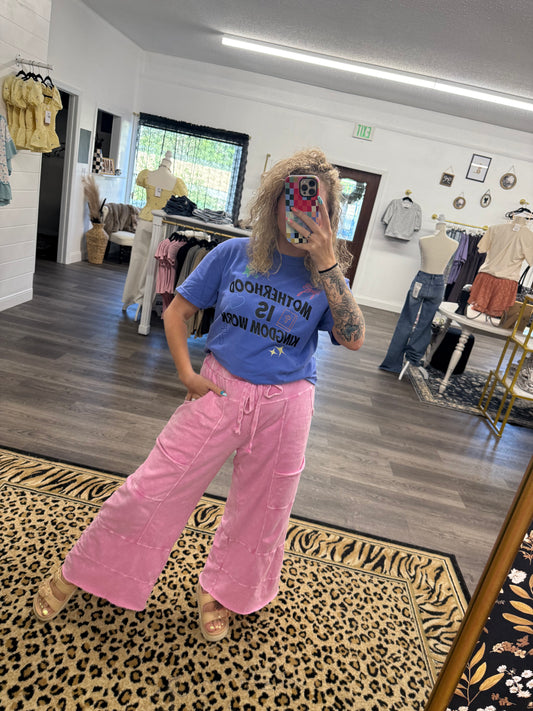 pink cargo pants