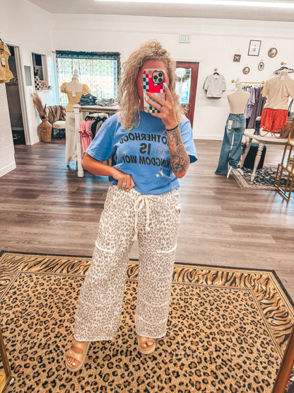 leopard cargo pants in 3 colors