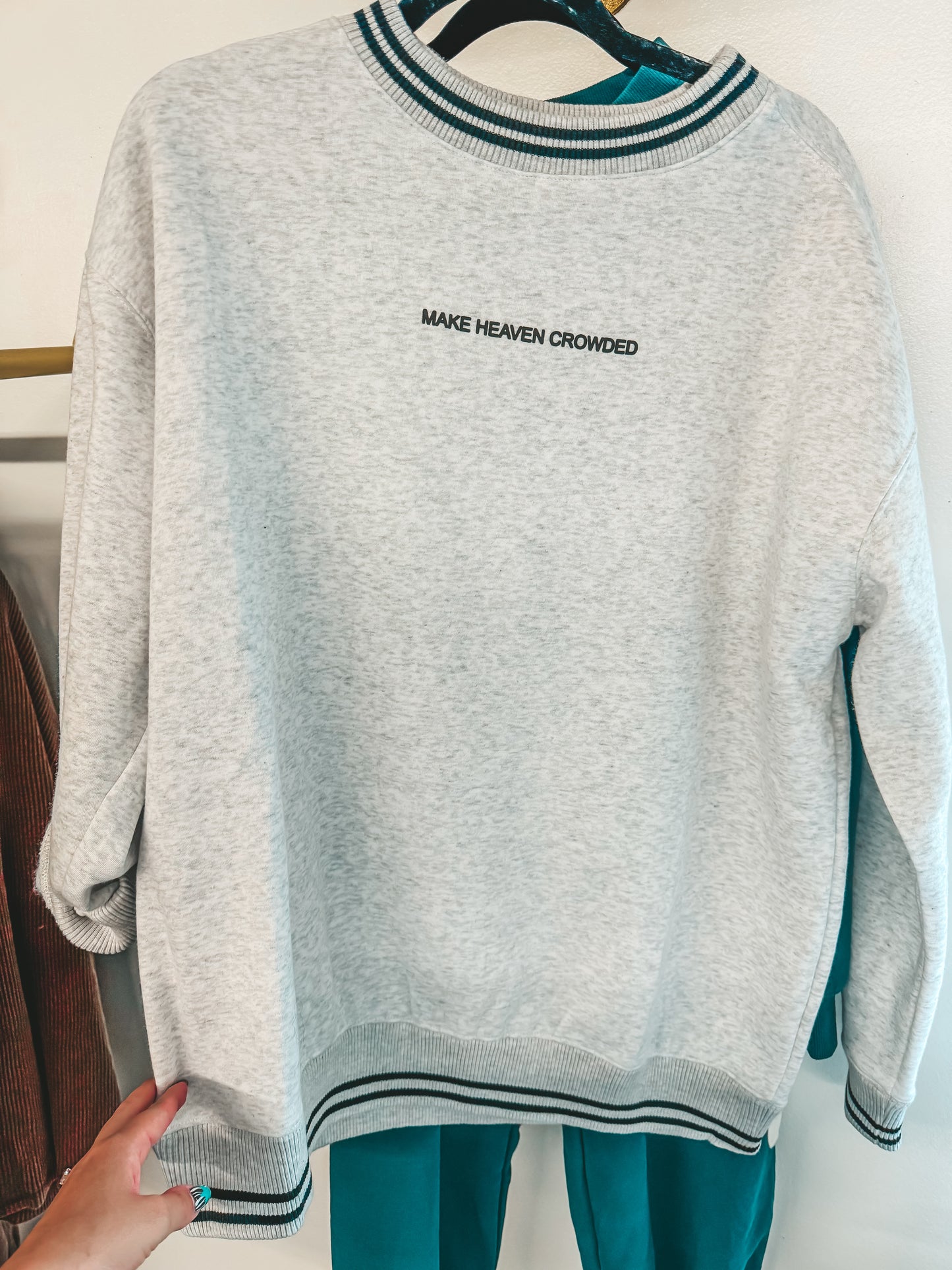 PREORDER make heaven crowded pullover (ships in 2 weeks)