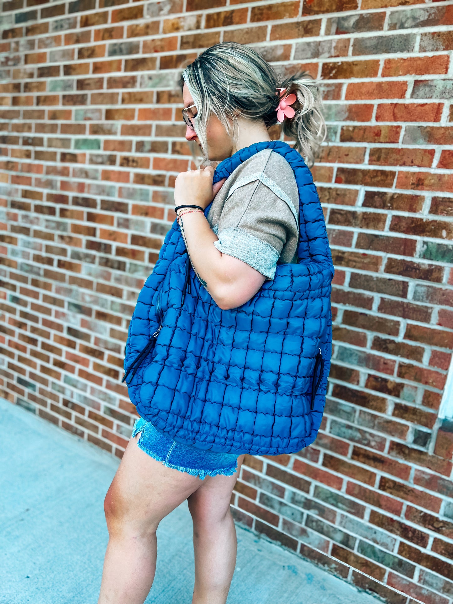 oversized puffer trendy bags