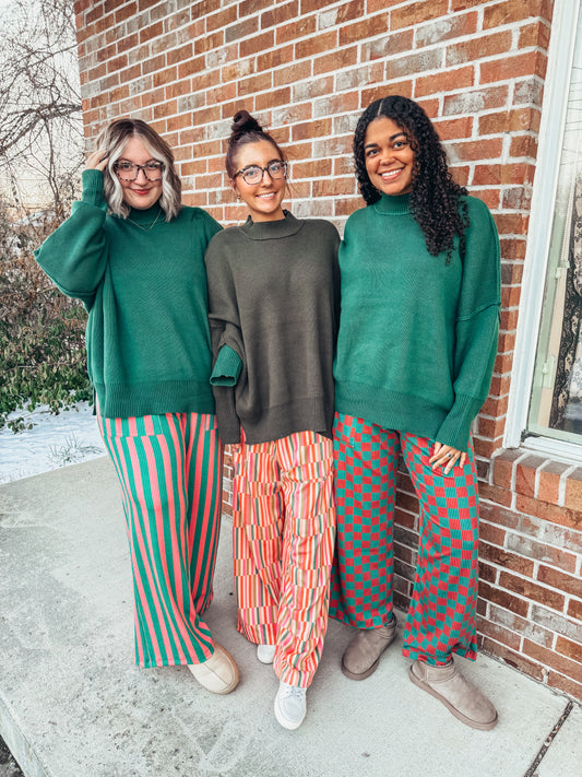 holiday festive pants