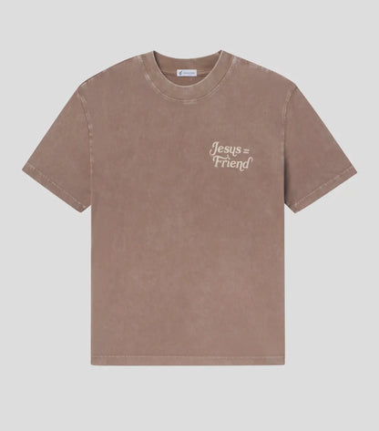 friend in jesus brown unisex tee