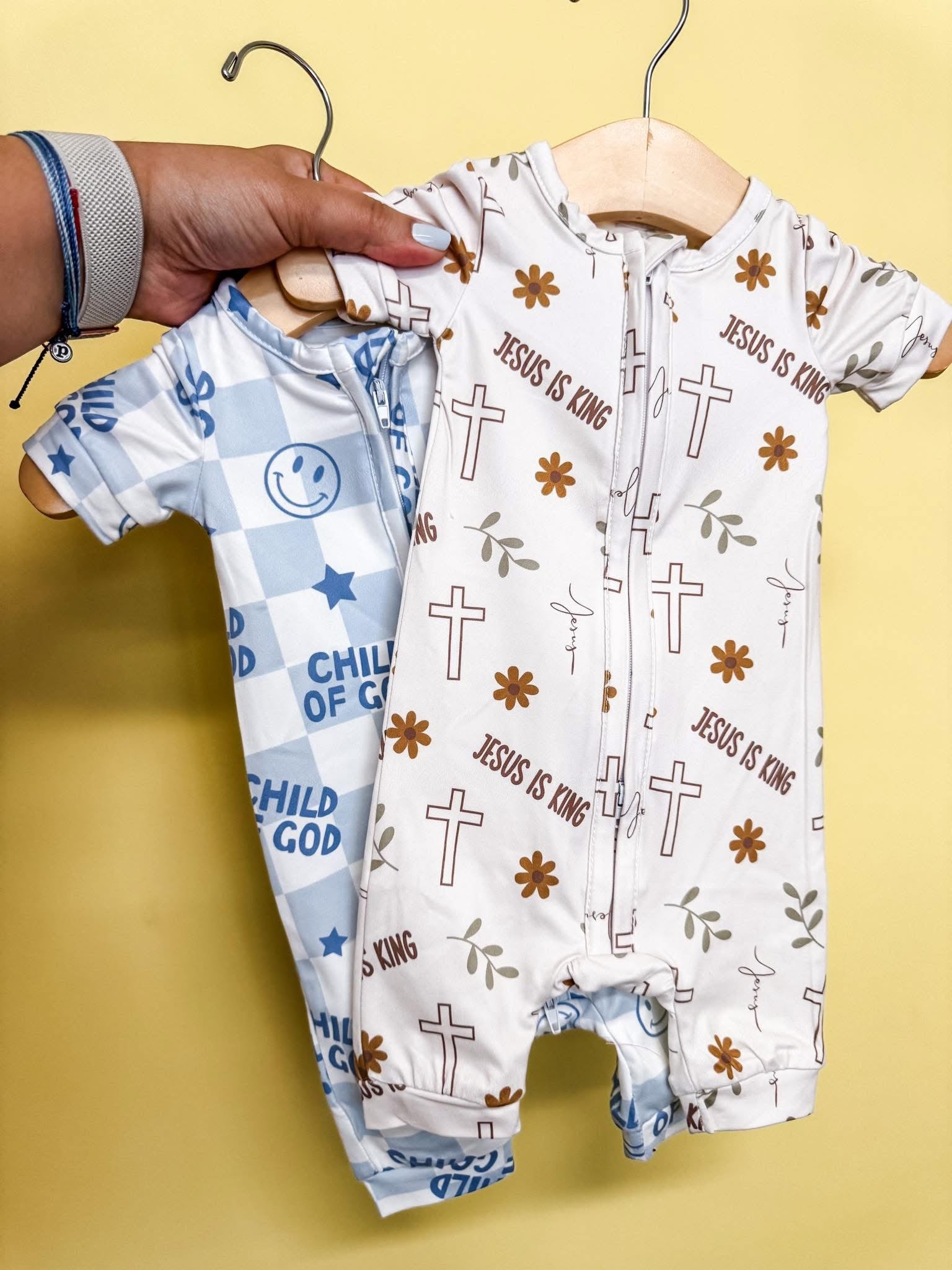 jesus kids shortie zippies