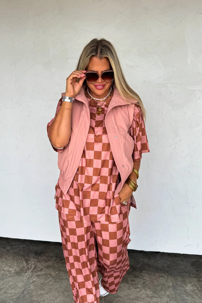 checker pop pants
