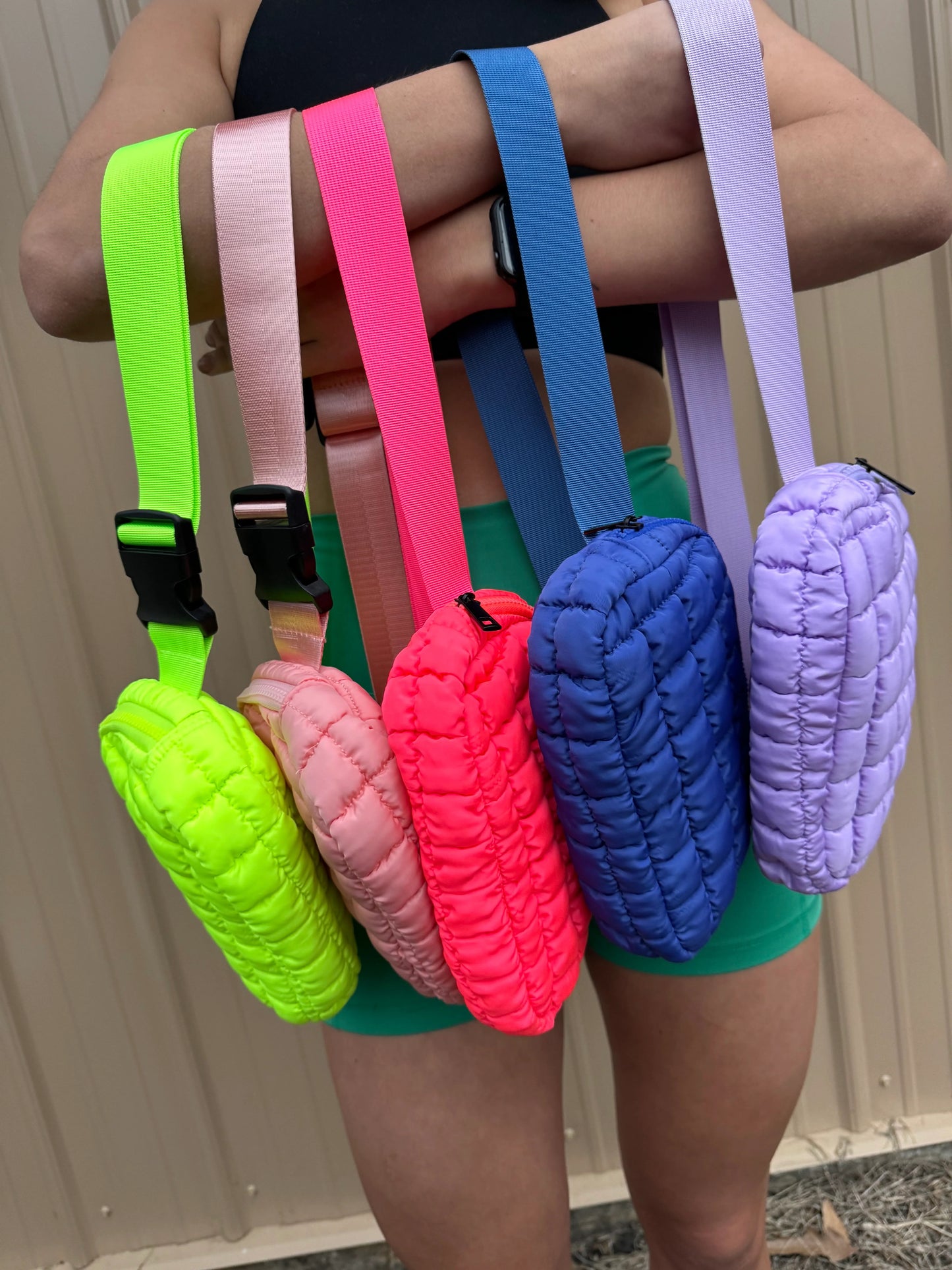 puffer belt bags