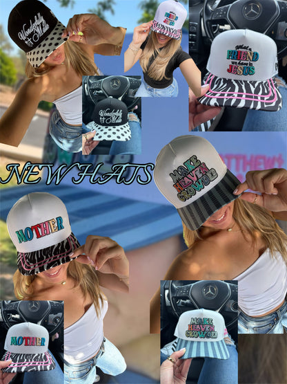 new trendy trucker hats PREORDER