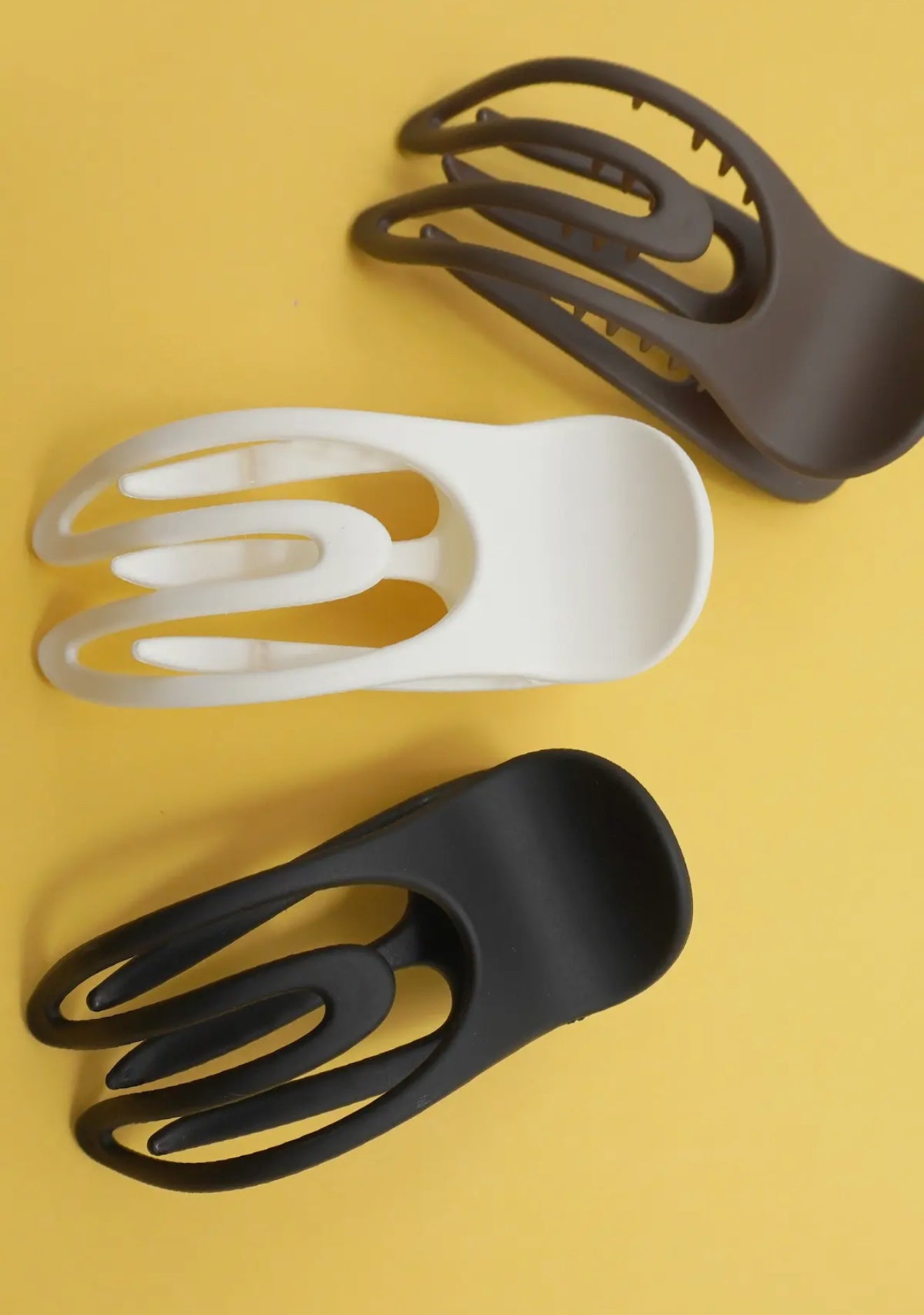 oval lay down flat hair clips