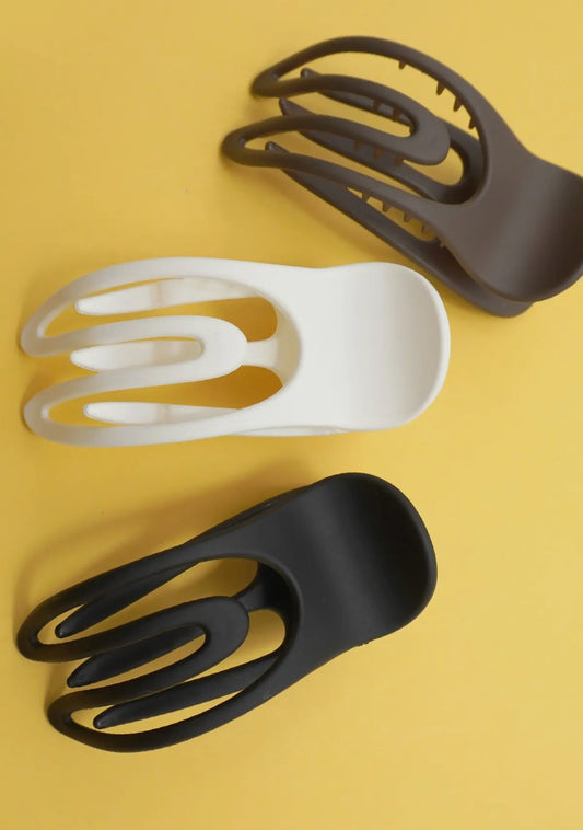 oval lay down flat hair clips