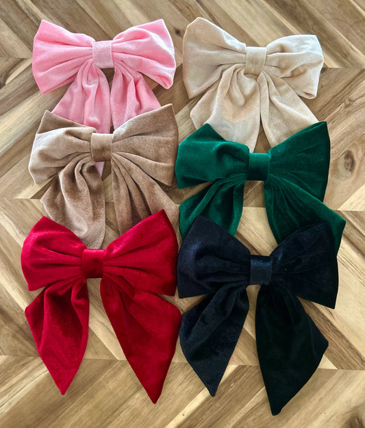 velvet bows