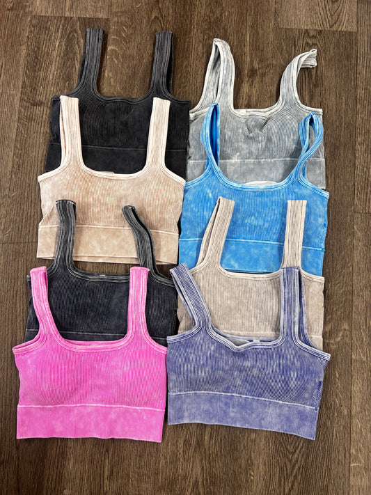 ribbed square neck brami