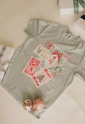 christmas stamps tee