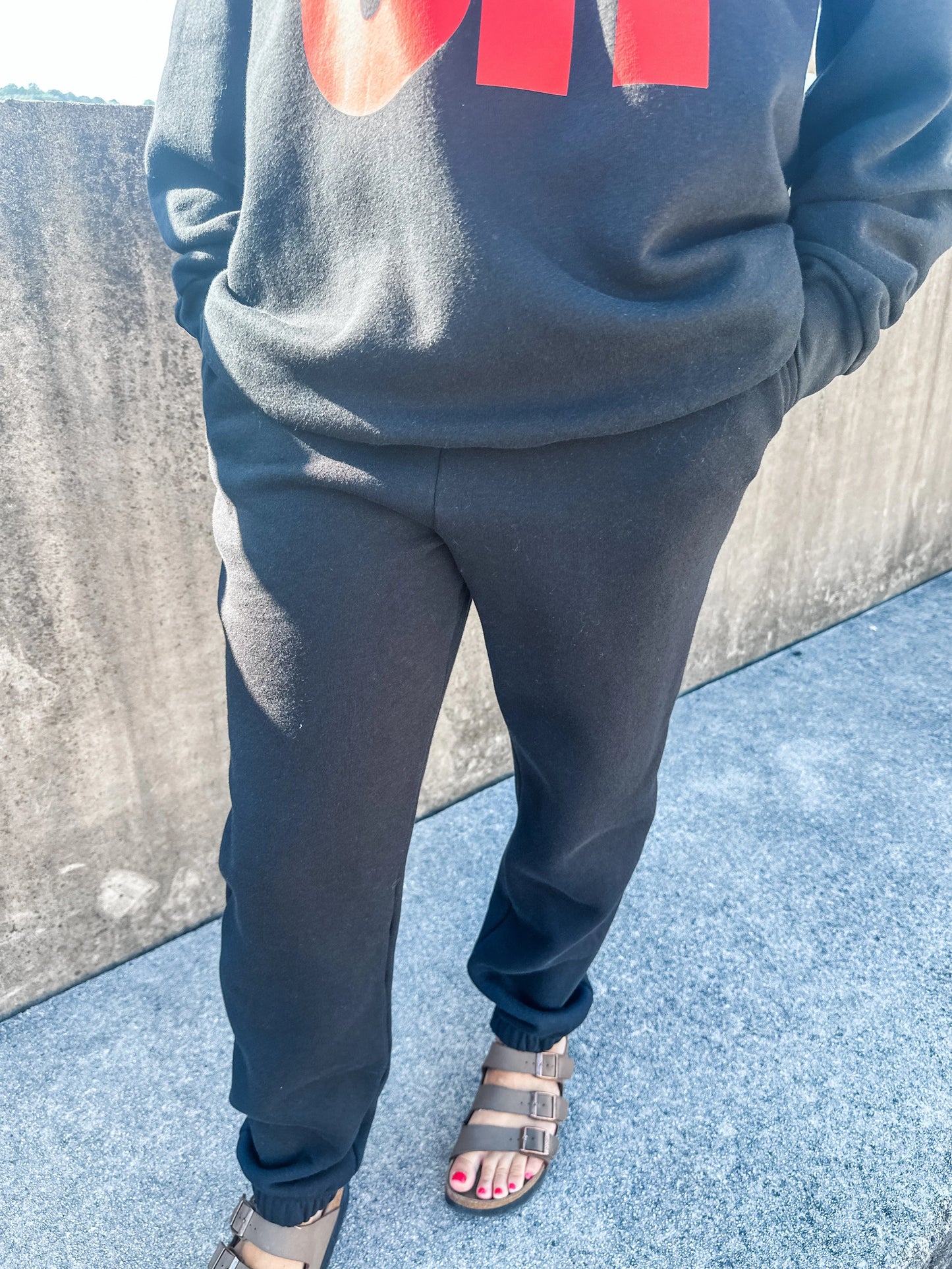 Varsity black Joggers PREORDER