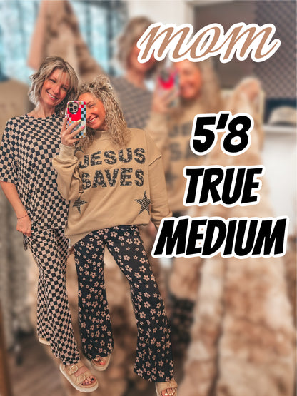 F&F branded bamboo checkered lounge set PREORDER