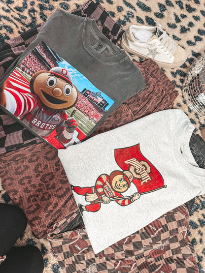 Brutus selfie graphic tee