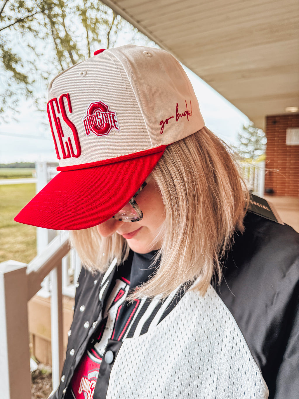 ohio state saturday canvas trucker hat