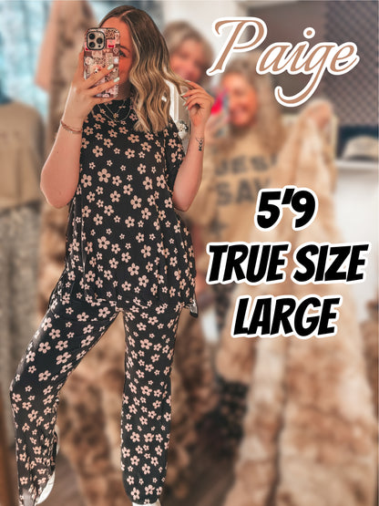 F&F branded bamboo floral lounge set PREORDER