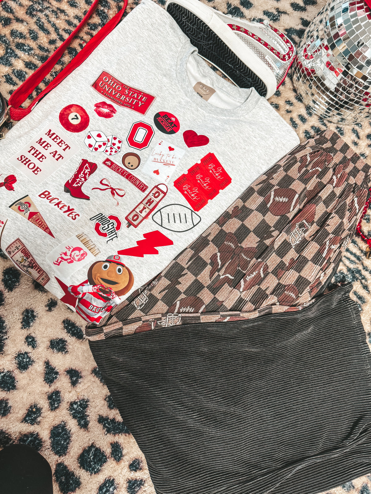 Branded OSU collage pullover
