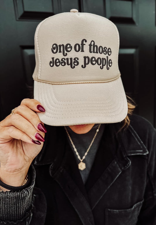 Jesus people trucker hat