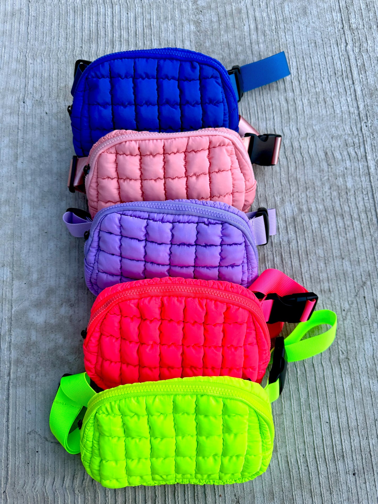 puffer belt bags