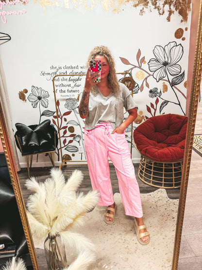 pink barrel lounge pants