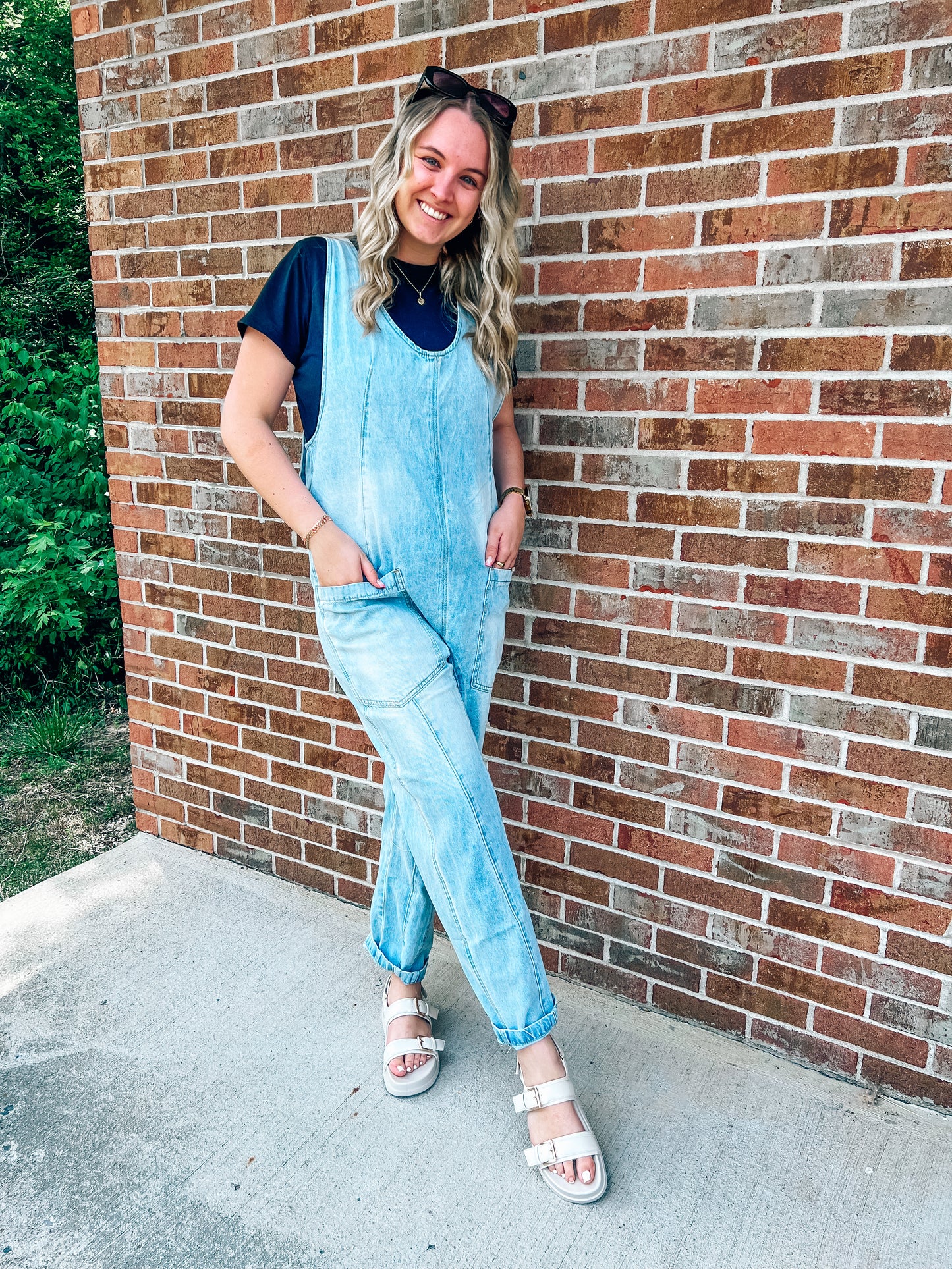 Denim jumpsuit