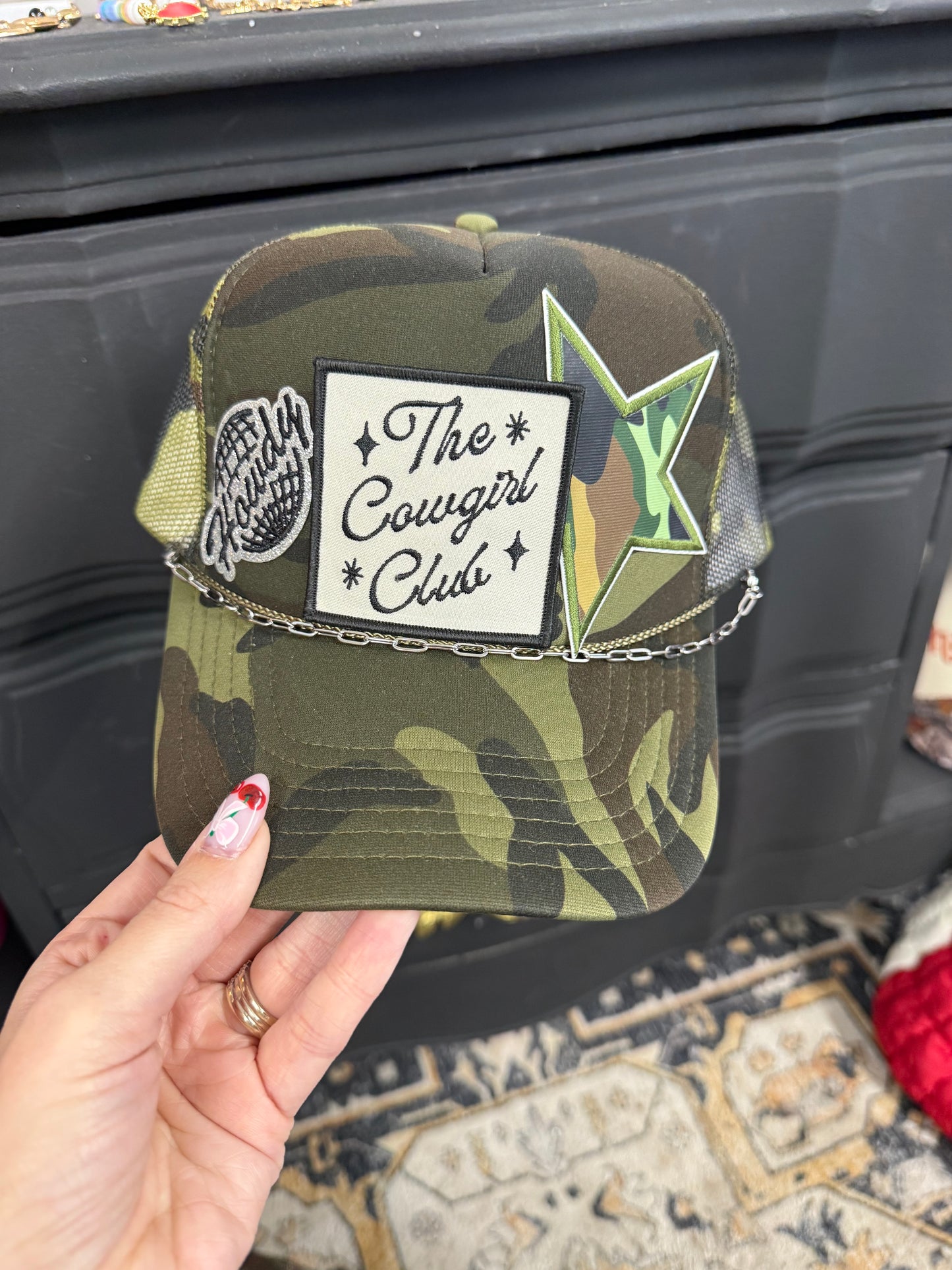 trucker hats- made by me