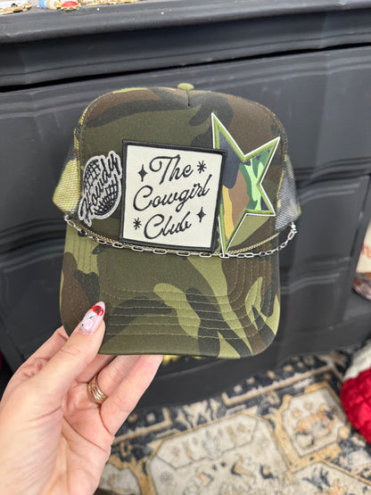 trucker hats- made by me