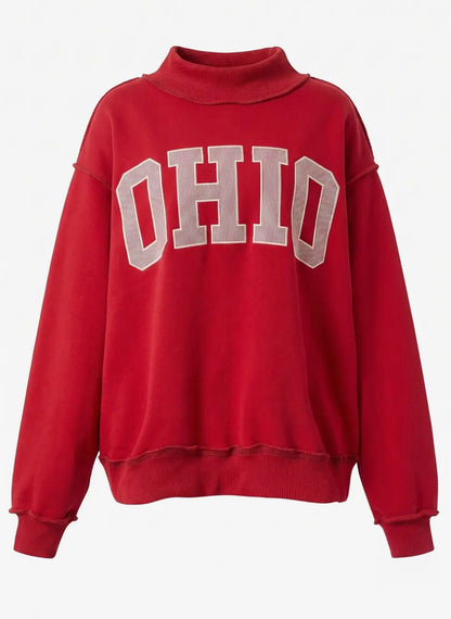 bucketlist traditional varsity OHIO mockneck