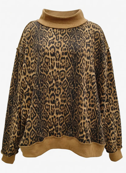 Bucket list, animal, print mock necks ￼