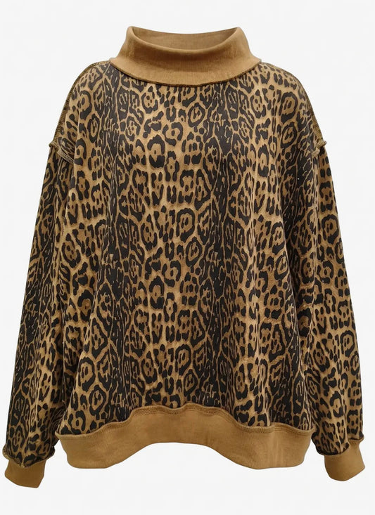 Bucket list, animal, print mock necks ￼
