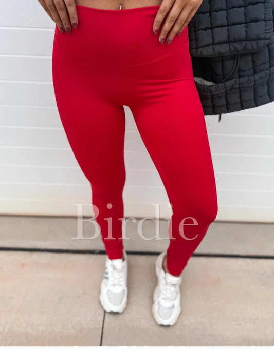 Red Birdie leggings ￼