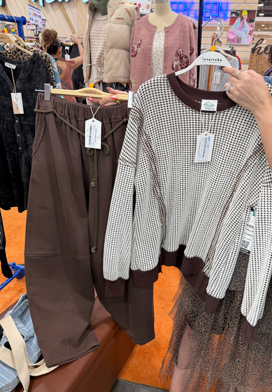 chocolate barrel sweatpants