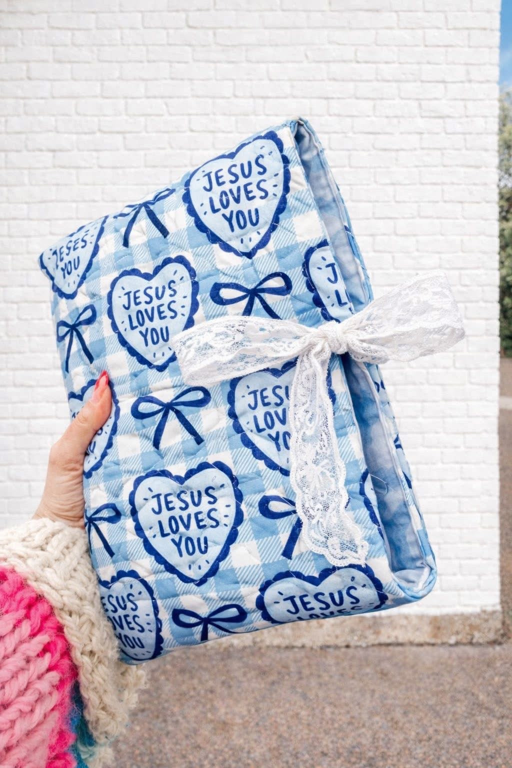 branded bible sleeve covers in 3 prints