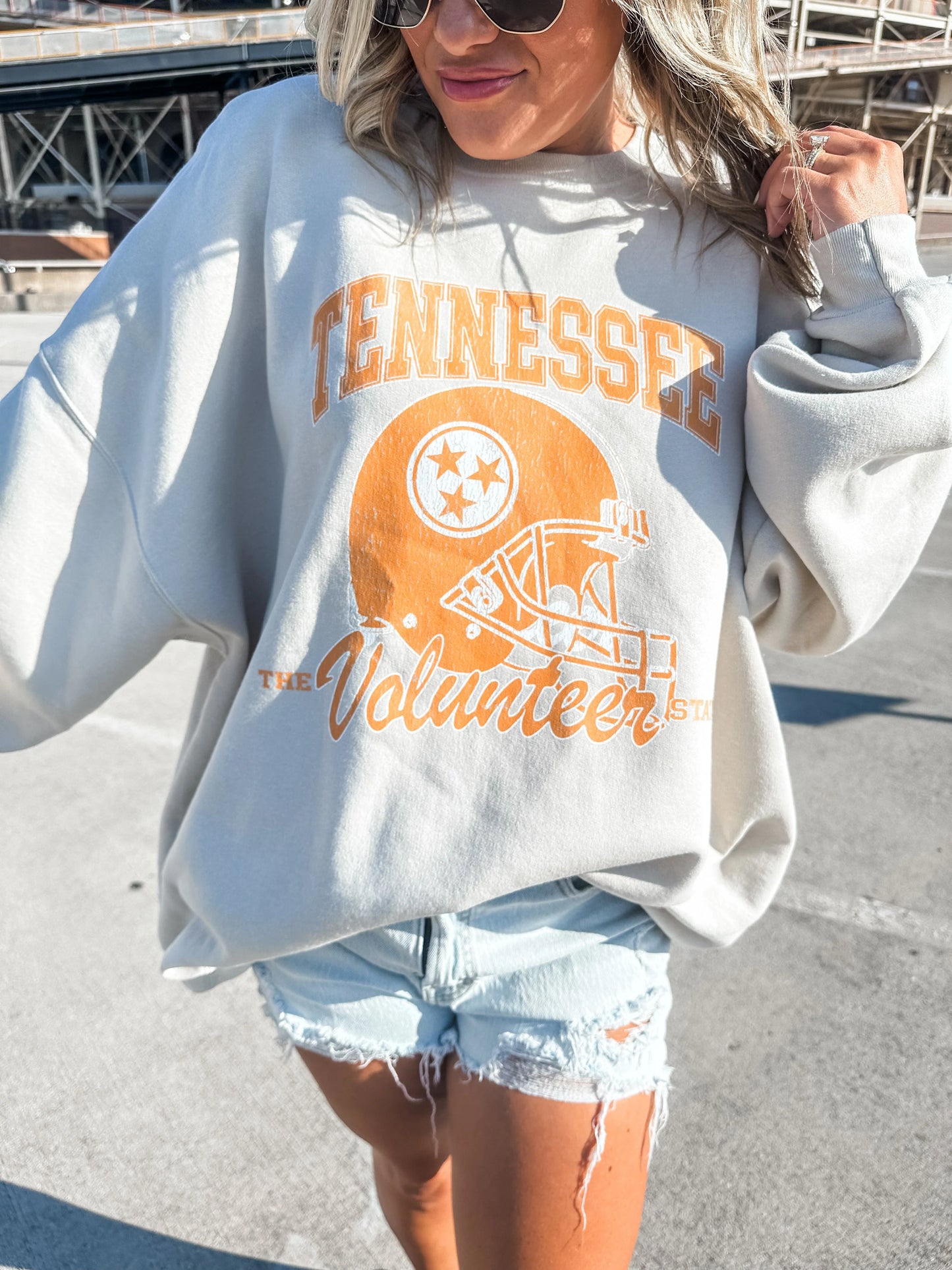 Vintage Tennessee Volunteer State - Sand Sweatshirt PREORDER