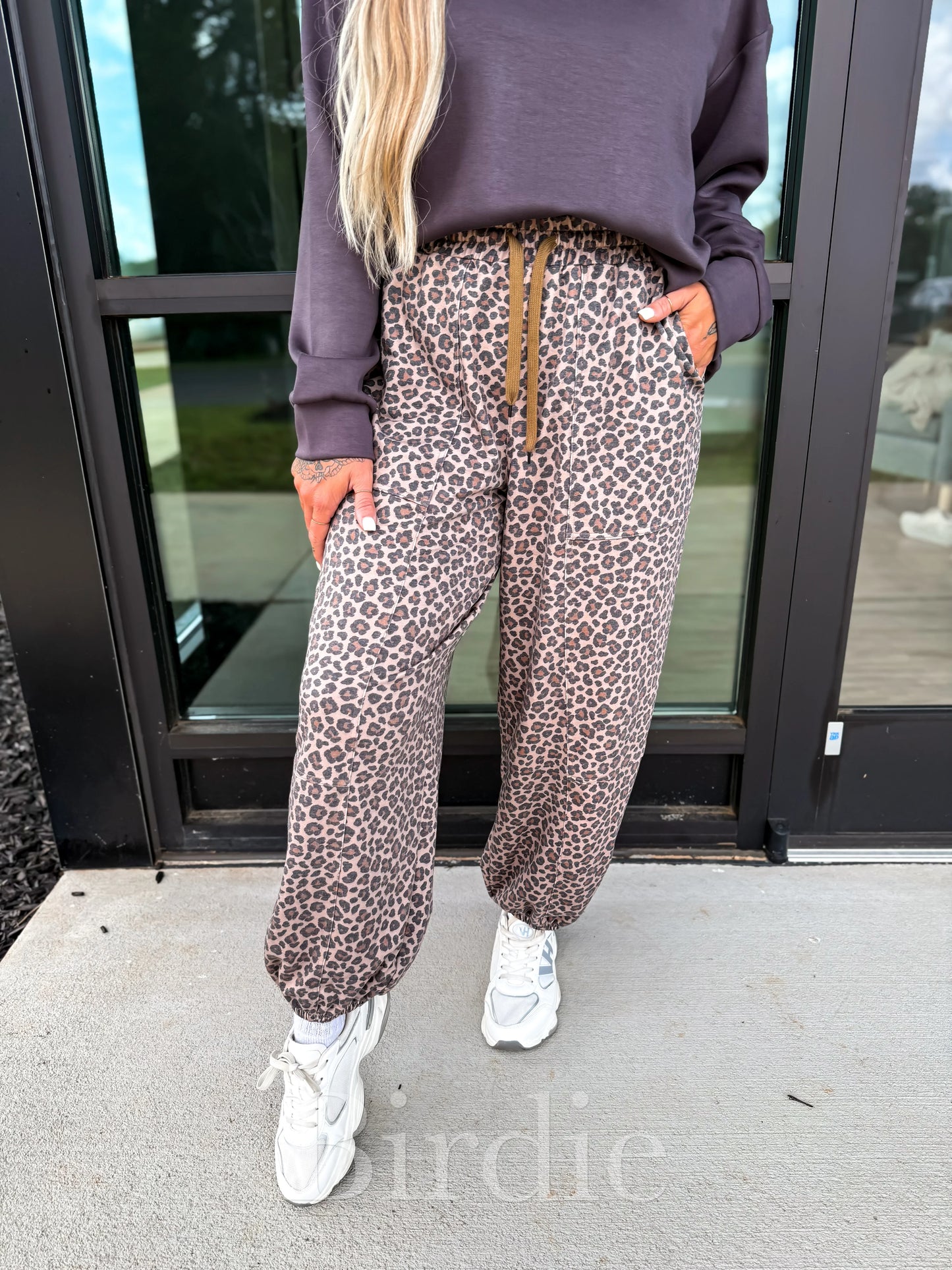 Birdie Spotted Luxe Joggers-ships in 7/10 days
