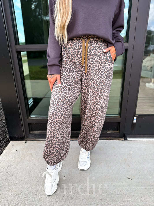 Birdie Spotted Luxe Joggers-ships in 7/10 days