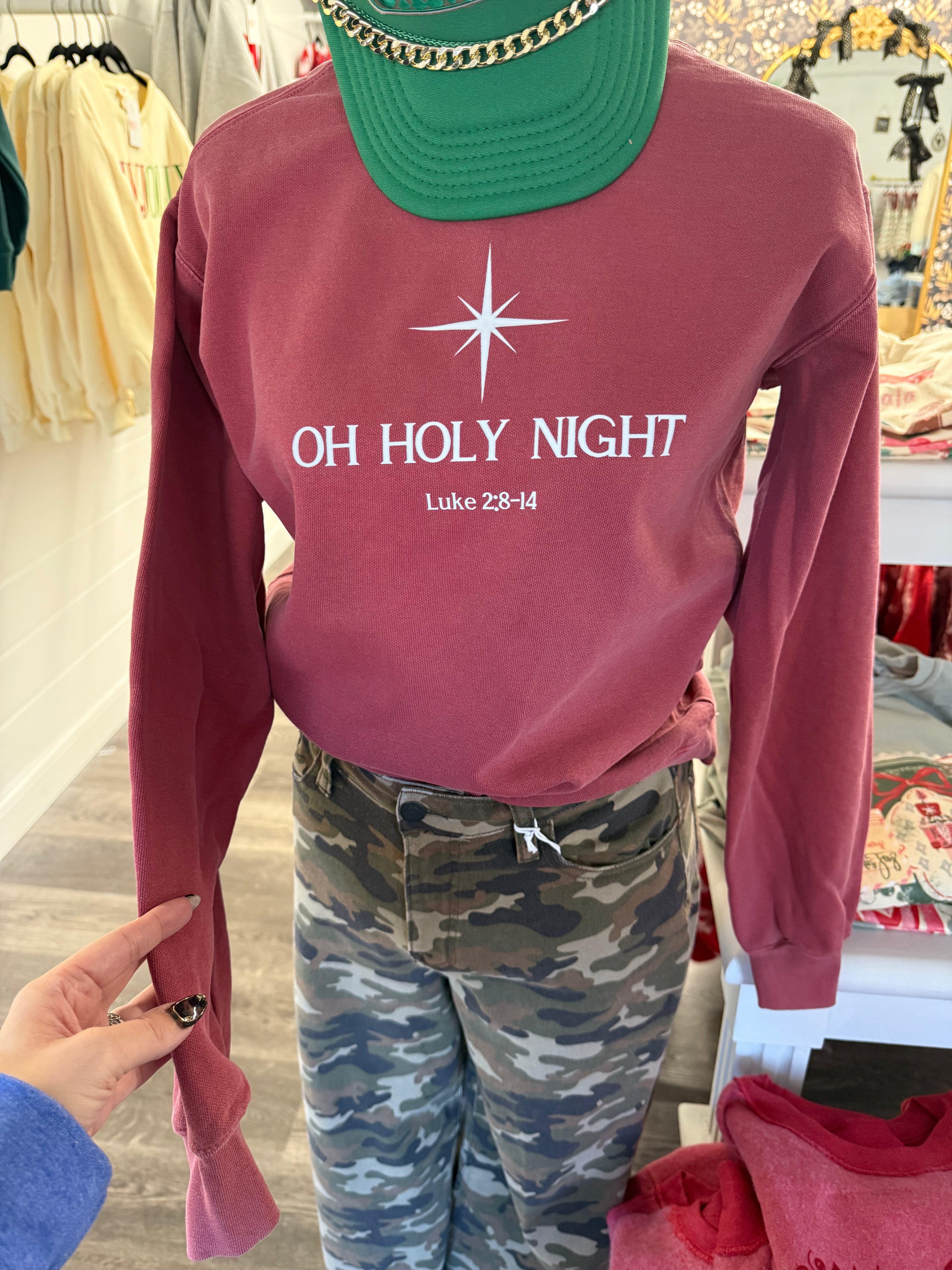 holy night comfort colors pullover